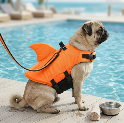 QuietPaws™ - Shark Fin Safety Dog Life Jacket