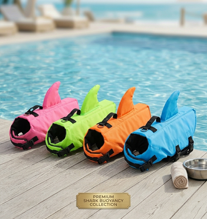 QuietPaws™ - Shark Fin Safety Dog Life Jacket