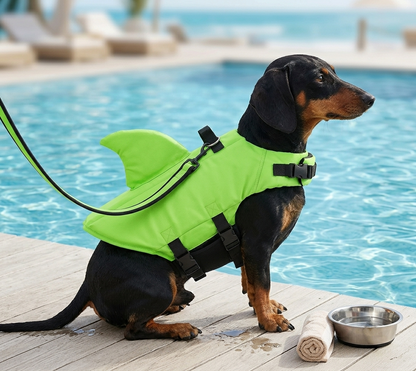 QuietPaws™ - Shark Fin Safety Dog Life Jacket