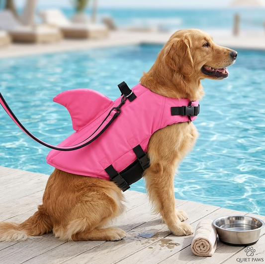 QuietPaws™ - Shark Fin Safety Dog Life Jacket