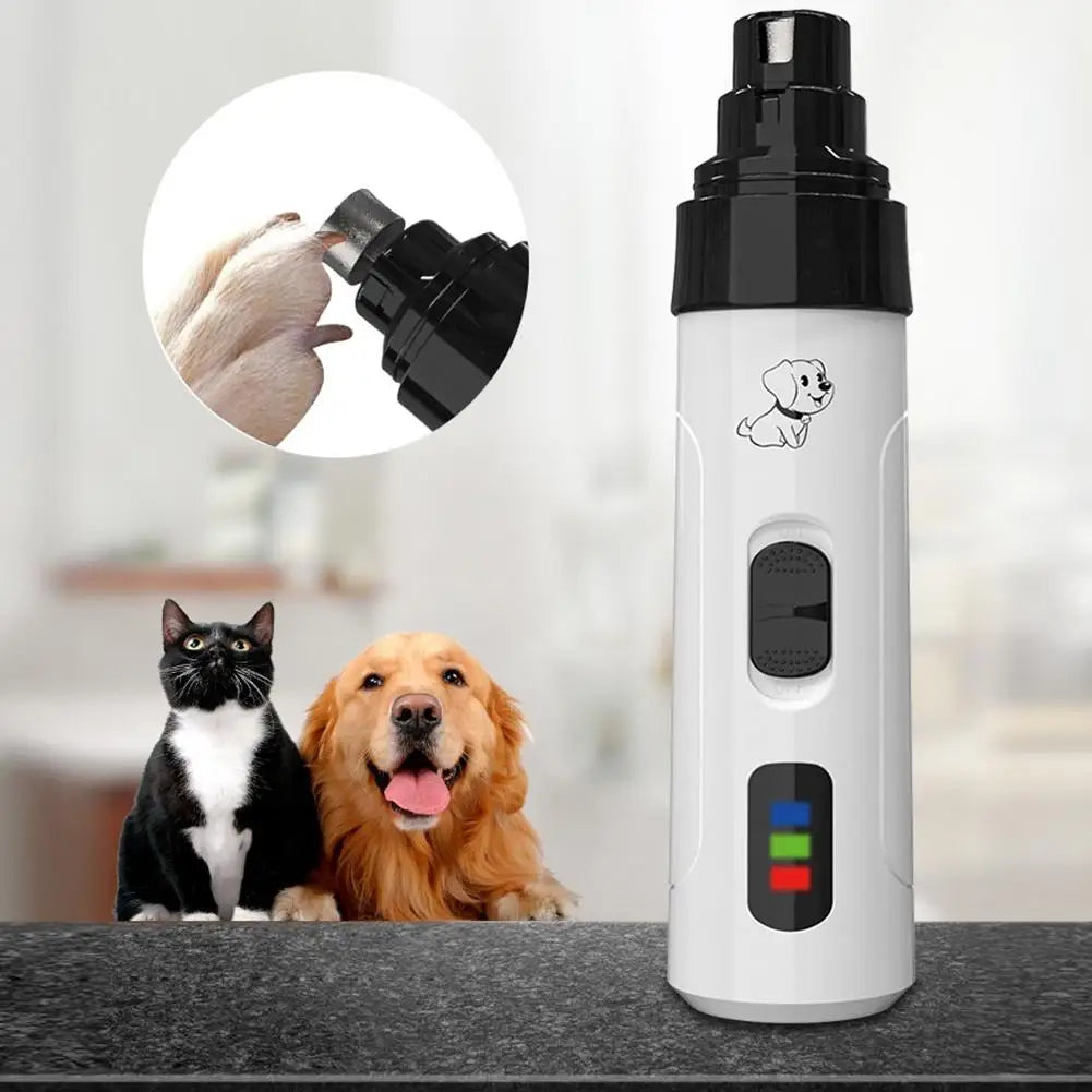 🐾 QuietPaw™ Painless Electric Pet Nail Grinder
