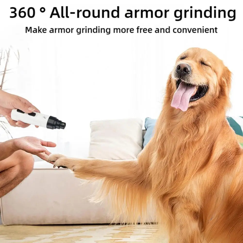 🐾 QuietPaw™ Painless Electric Pet Nail Grinder