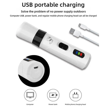 🐾 QuietPaw™ Painless Electric Pet Nail Grinder