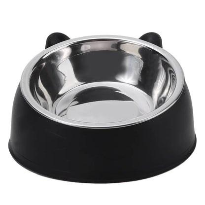 1/2/5 Piezas De Comederos Inclinados Creativos Para Gatos Y Cachorros, De Acero Inoxidable, Para Alimentar Y Beber, Para Mascotas, Perros Y Gatos