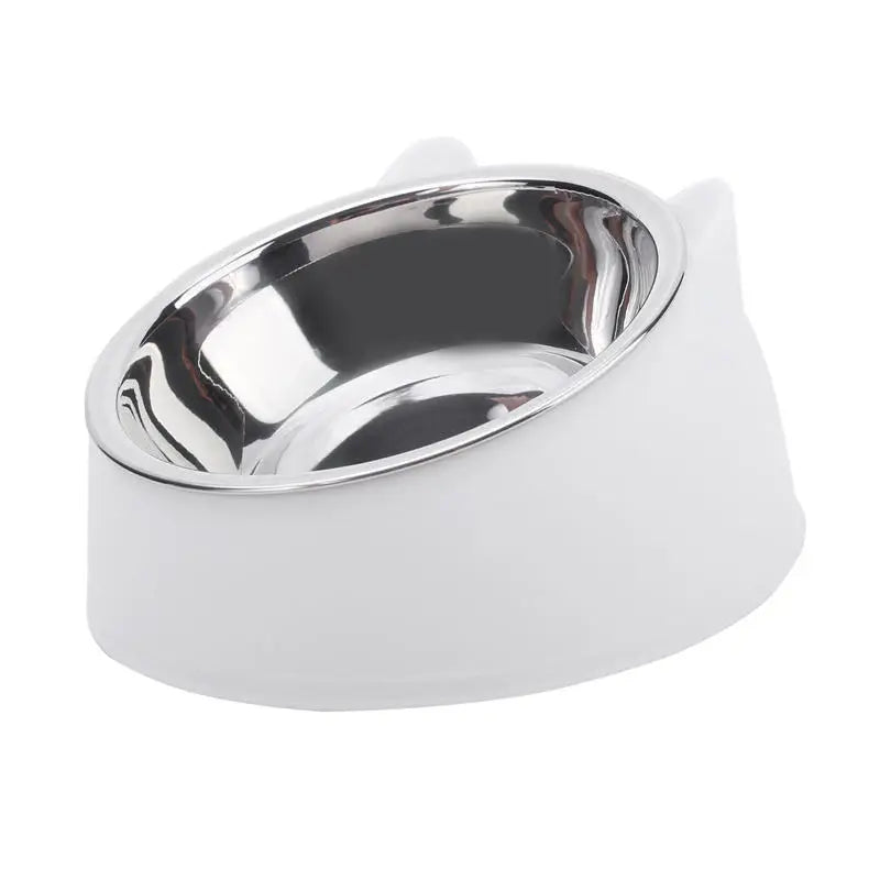 1/2/5 Piezas De Comederos Inclinados Creativos Para Gatos Y Cachorros, De Acero Inoxidable, Para Alimentar Y Beber, Para Mascotas, Perros Y Gatos