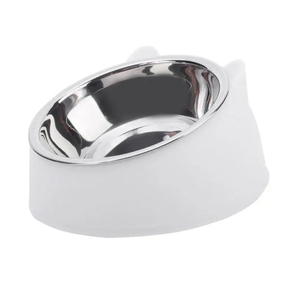 1/2/5 Piezas De Comederos Inclinados Creativos Para Gatos Y Cachorros, De Acero Inoxidable, Para Alimentar Y Beber, Para Mascotas, Perros Y Gatos
