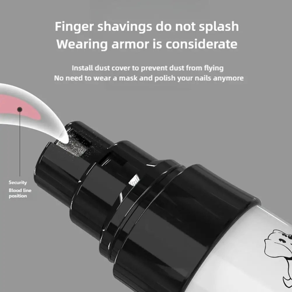 🐾 QuietPaw™ Painless Electric Pet Nail Grinder